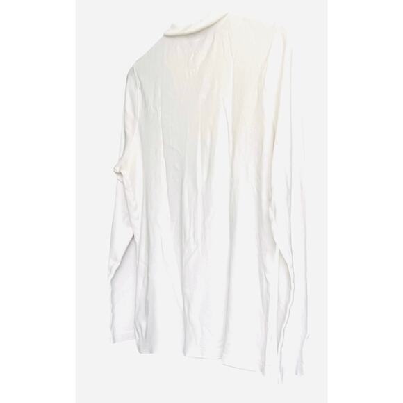 ST. JOHN’S BAY LONG SLV TURTLENECK PULL-OVER TOP, WOMENS, L, WHITE - Picture 7 of 12